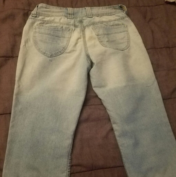 💟 Blue capris - Picture 3 of 7